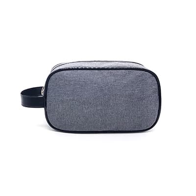 uma necessaire cinza mescla